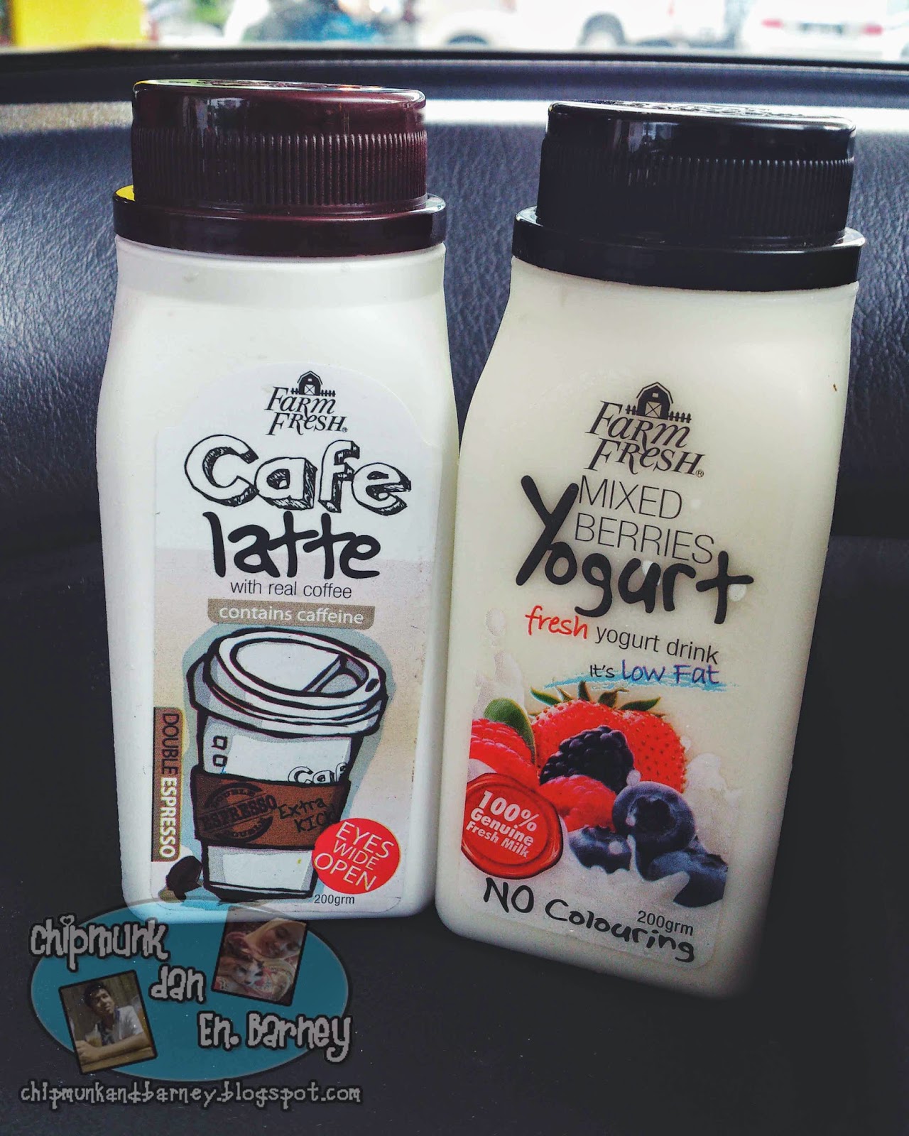 All About Life Cafe Latte and Mixed Berries Yogurt dari Farm Fresh