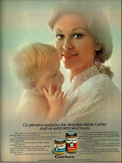 Anúncio Alimento Infantil Gerber - 1975