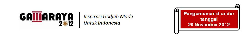 GAMARAYA 2012 | Inspirasi Gadjah Mada Untuk INDONESIA