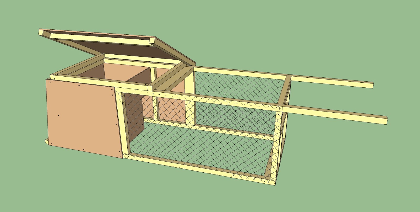 Joe's Garden Journal DIY Outdoor Chicken Brooder / Broody Hen Box