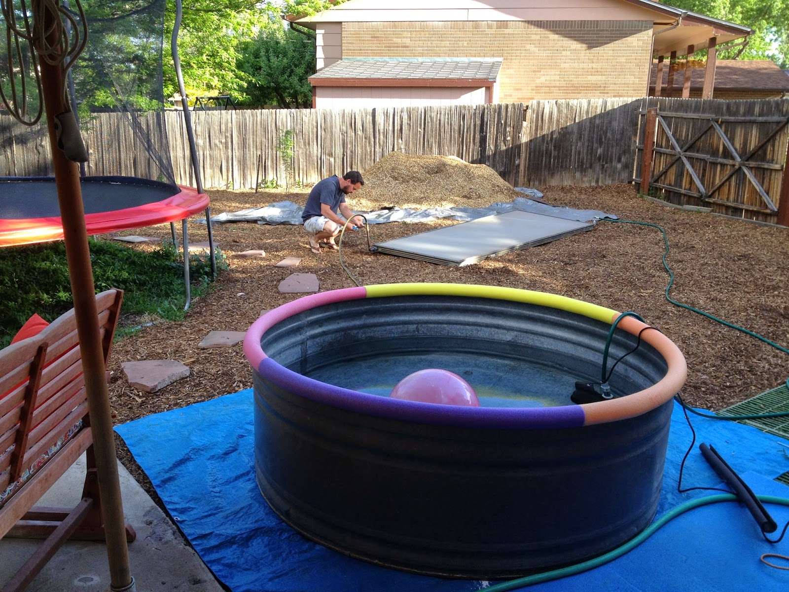 The Treehouser The Solar Stock Tank Swimming Pool, Part 3