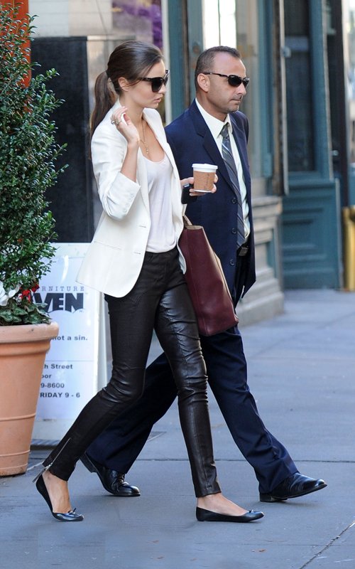 FOUTSC: Miranda Kerr's Leather Candids