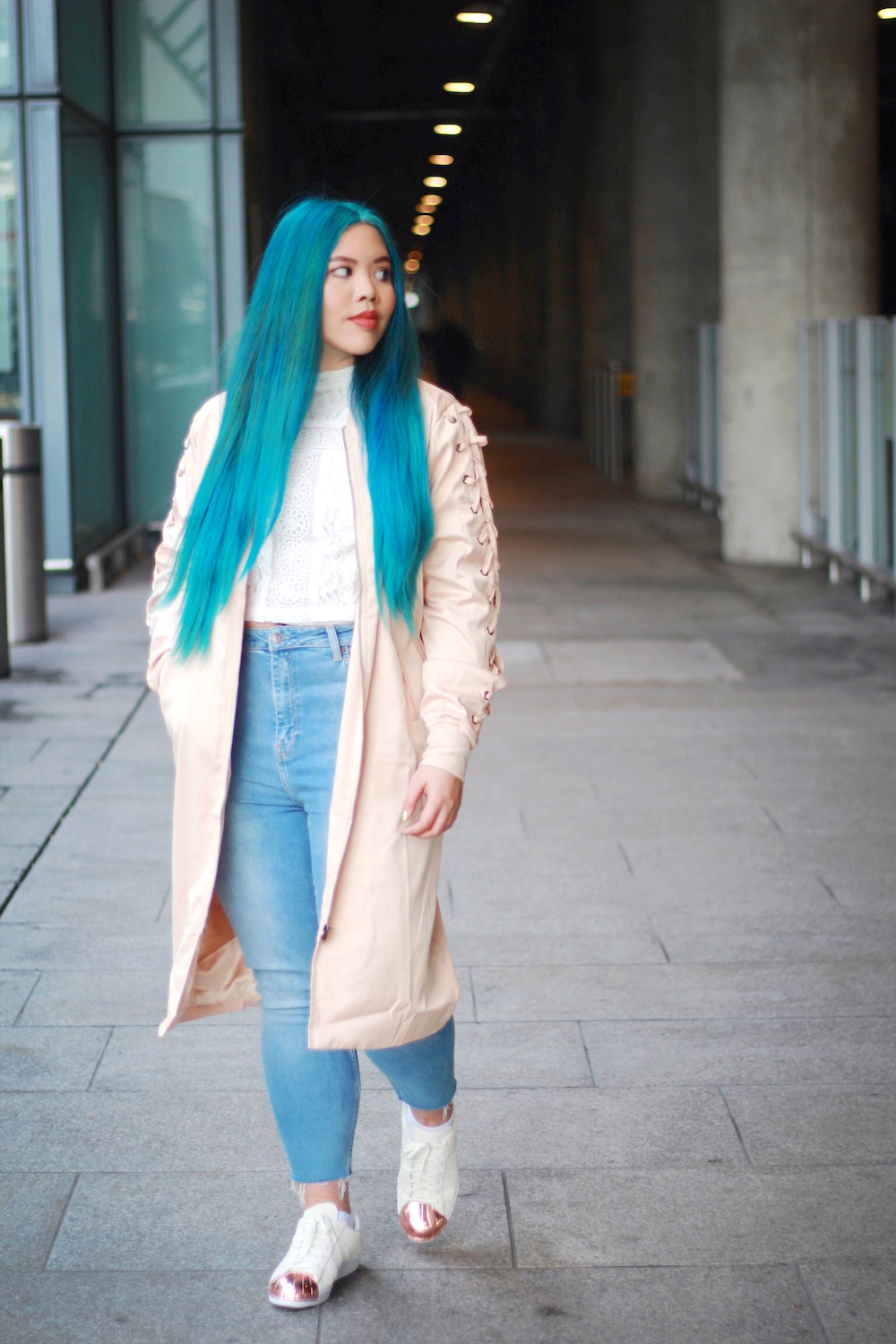 adidas longline bomber jacket