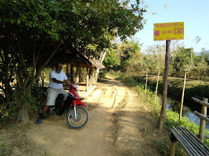 Finally after 15 Kms of riding arrived at Pha Thao caves.