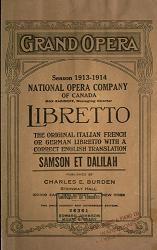 "Samson and Dalilah" -Camille Saint-Saëns-