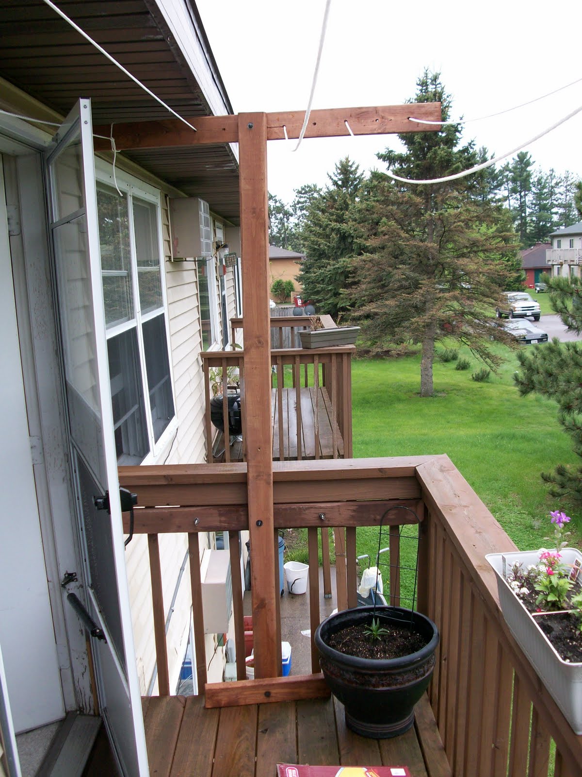 Life is an Adventure My Balcony Clothesline