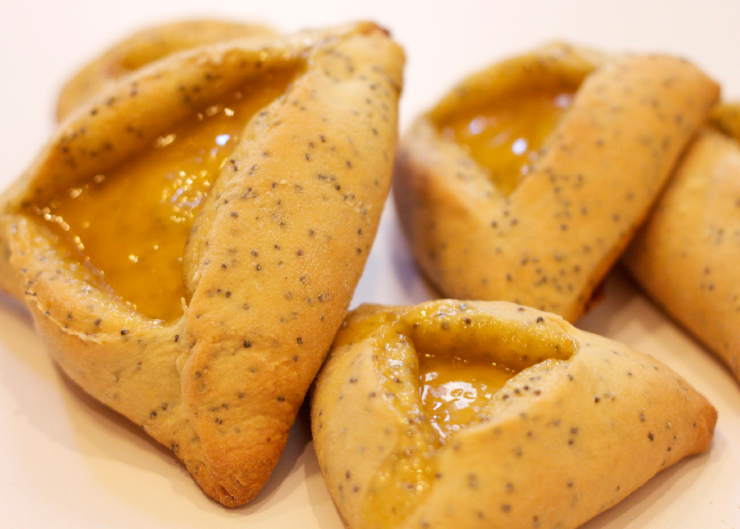 SHORTBREAD Healthy Lemon Poppy Seed Hamentaschen (gluten free variation)