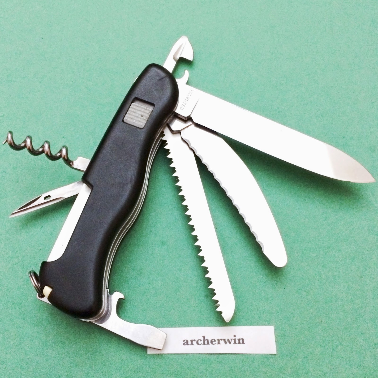 archerwin's Swiss Army Knives COLLECTION Victorinox Fireman Slide