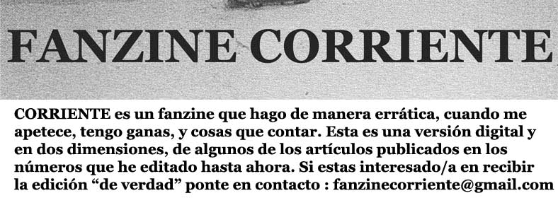 FANZINE CORRIENTE