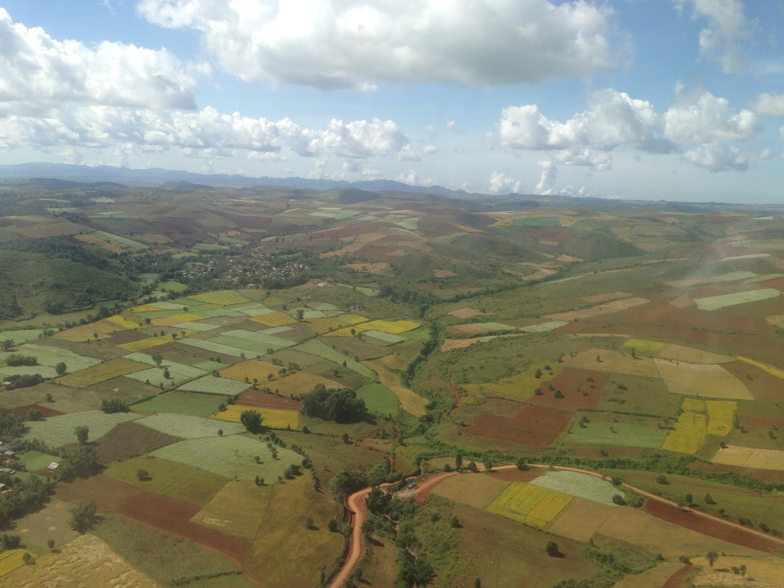 Southern Shan, from the air