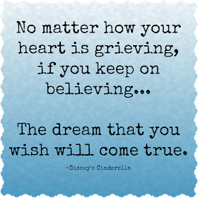 If you keep on believing, the dream that you wish will come true.