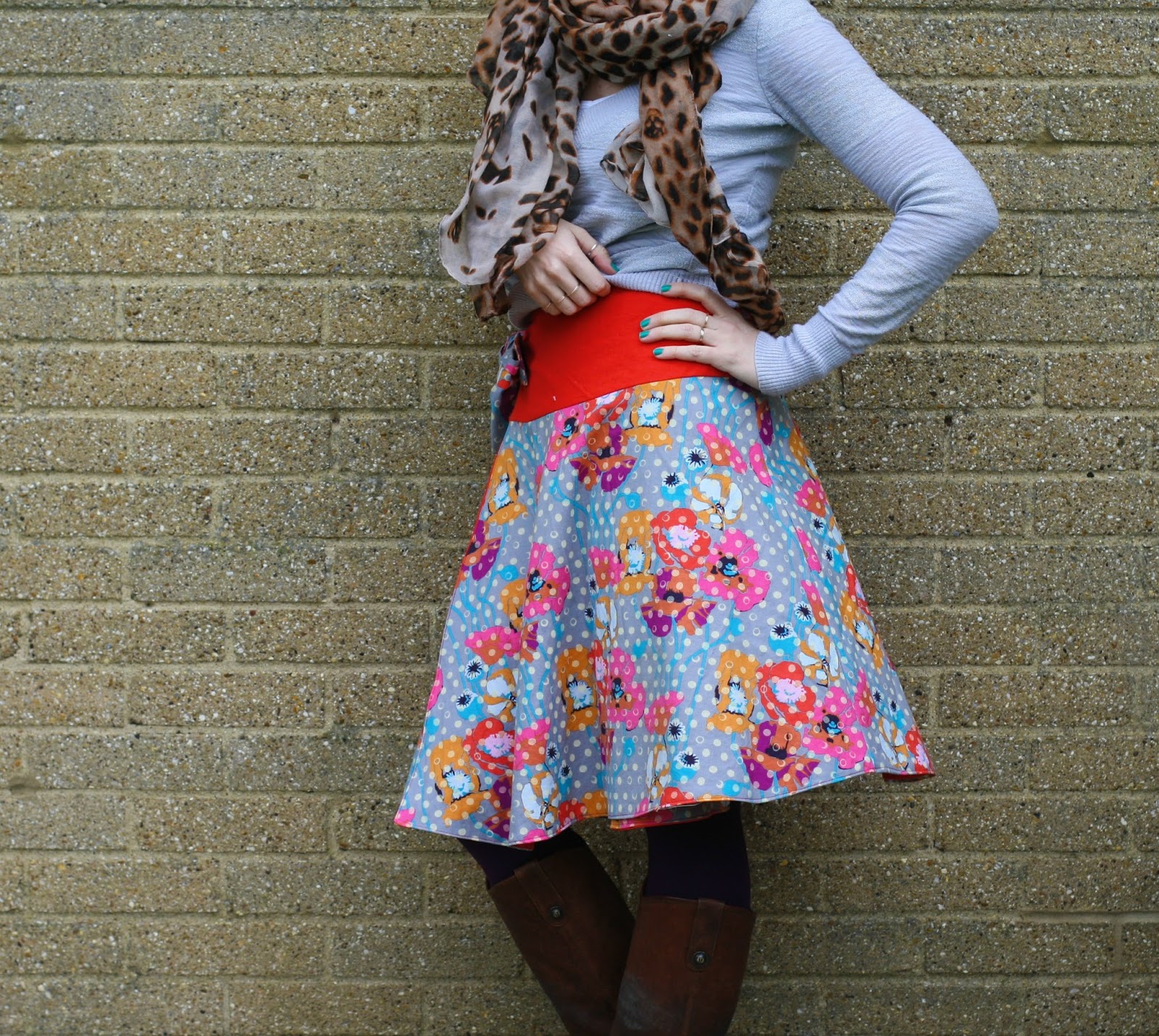 sewhungryhippie Reversible Wrap Skirt pattern by LoveJill