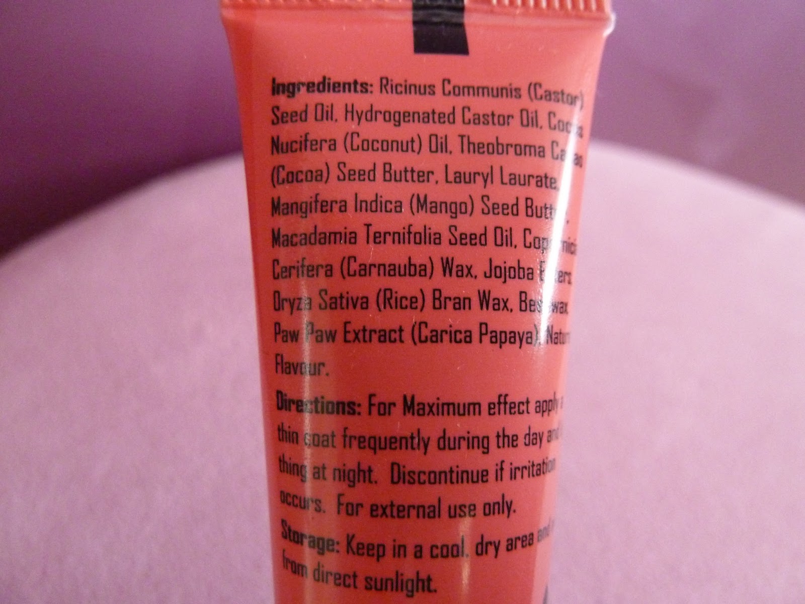 Australian Beauty Review Review of Nature's Care Paw Paw Lip Balm
