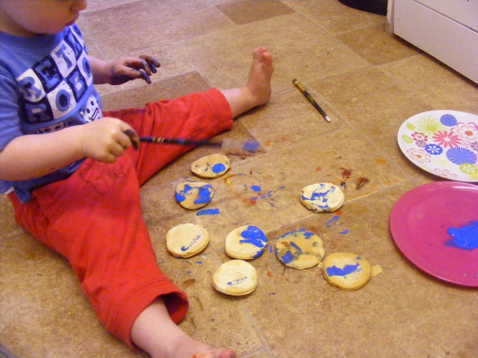 Creative Playhouse Painting Salt Dough