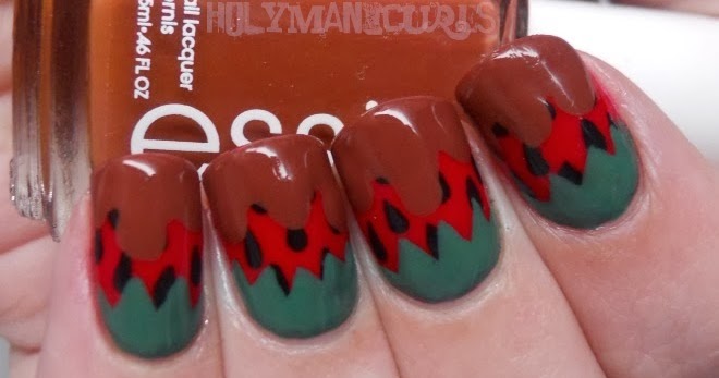 Chocolate Covered Strawberry Nail Art - wide 7