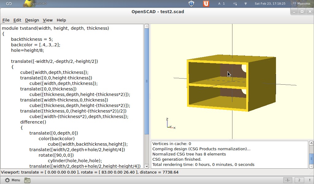 Massimo S Blog Open Scad The Programmer Oriented Cad
