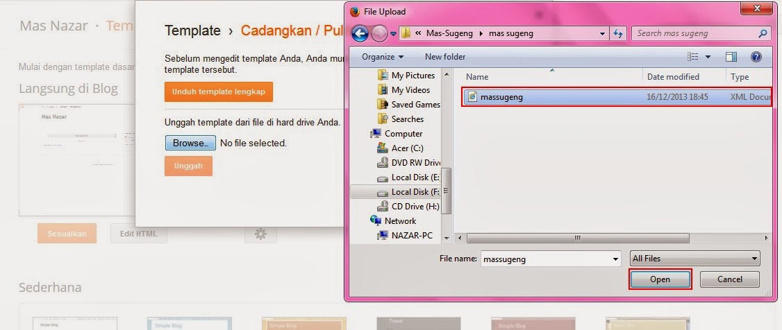 Cara Mengganti Template Blog di Blogger Cara Mengganti Template Blog di Blogger