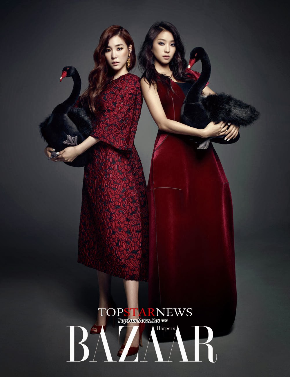 131224 snsd tiffany harpers bazaar magazine january 2014 issue