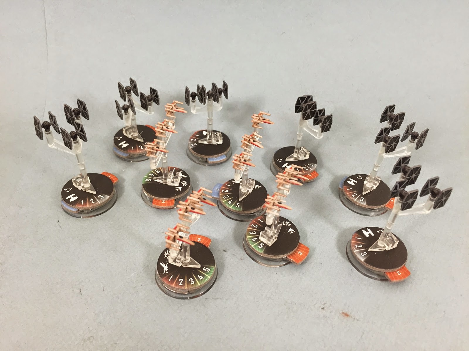 Itty Bitty Soldiers Star Wars Armada Painted Fighters