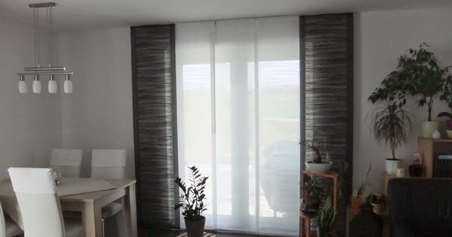 Anita & Dirk´s Bautagebuch - Winkelbungalow: endlich Vorhänge im Wohnzimmer