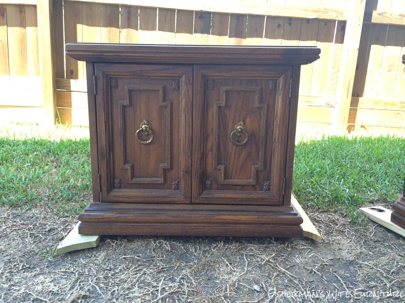 Fisherman's Wife Furniture Driftwood Finish End Tables