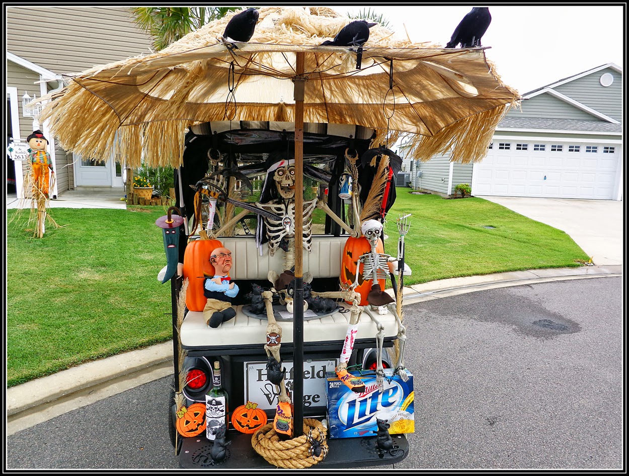 The Villages (Florida) Photos The Nolen�s Halloween Golf Cart