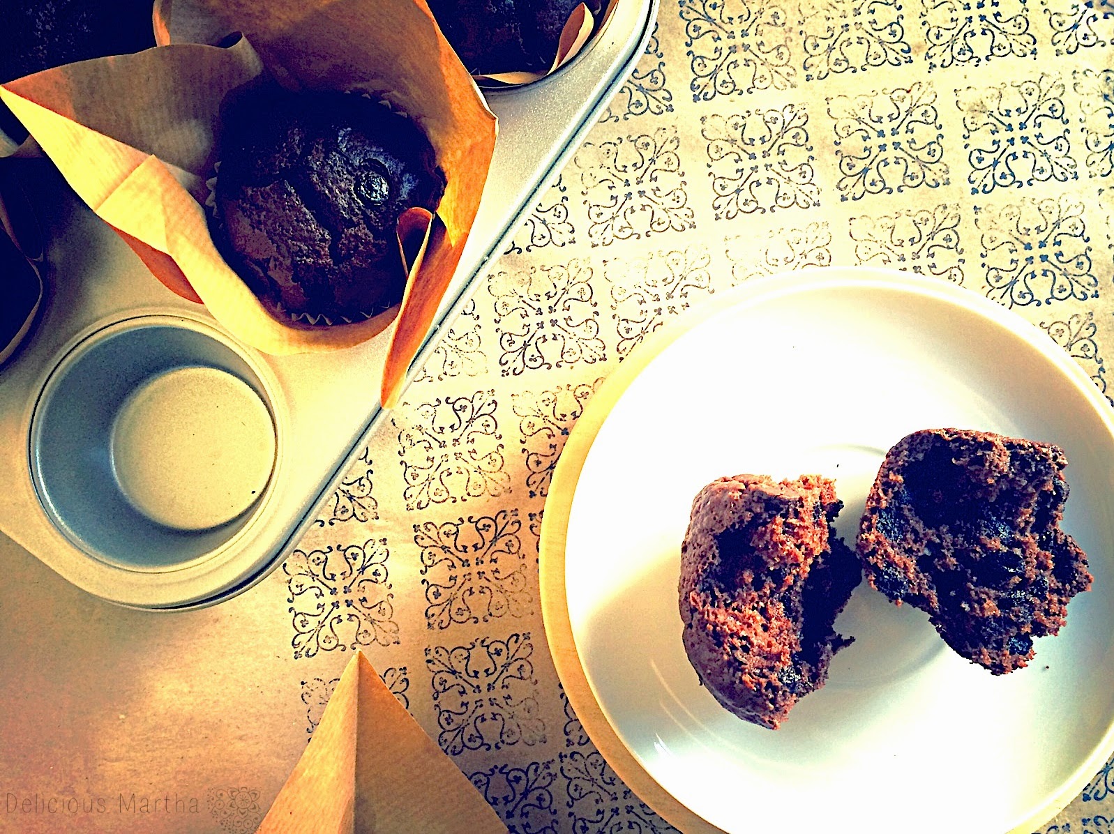 Muffins de chocolate Starbucks