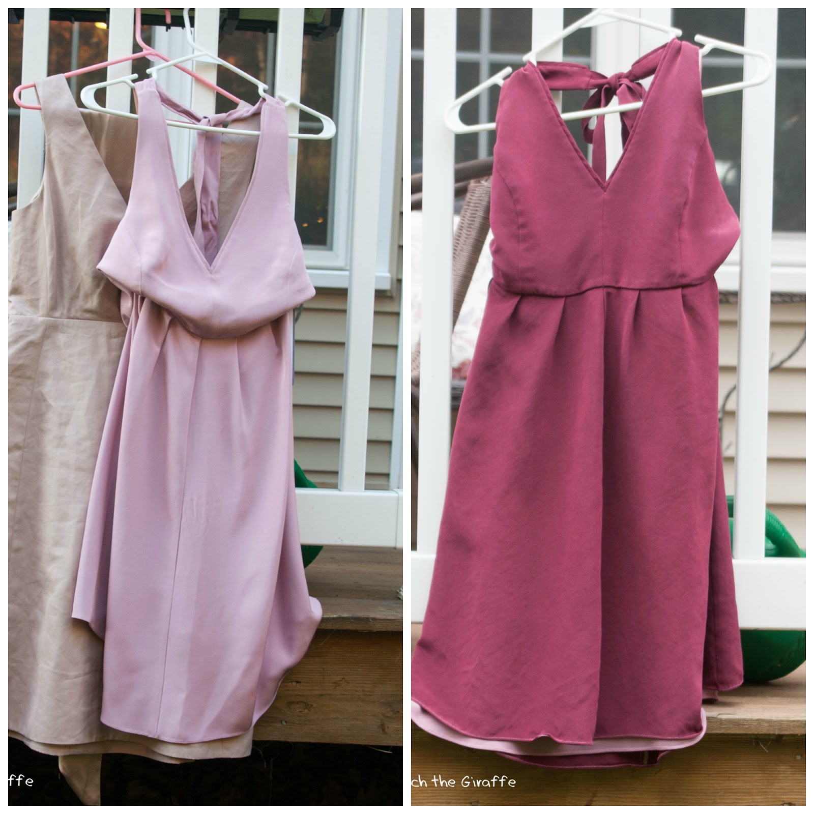 Patch the Giraffe: Dress Dyeing