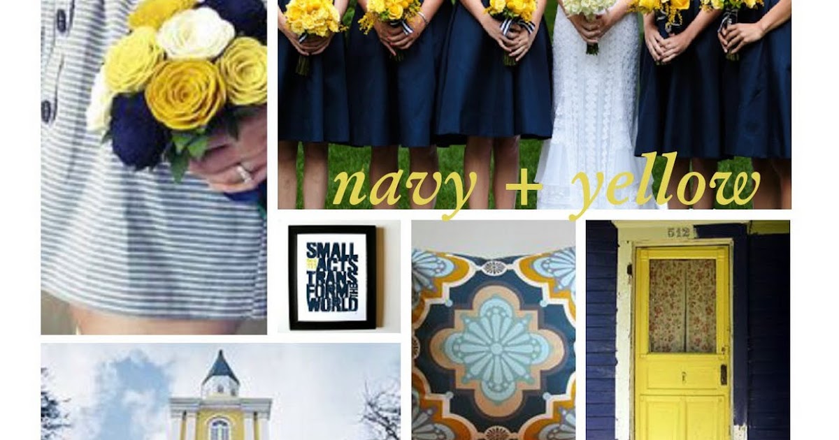 July's Crush of the Month Navy + Yellow Delightfully Noted