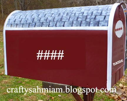 Crafty Sahm I Am Custom Painted Mailbox