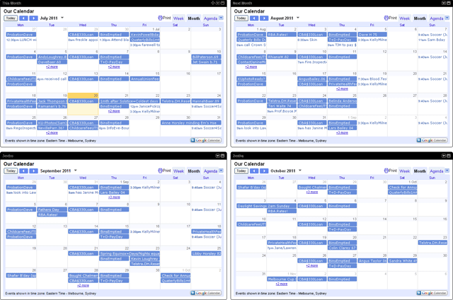 tech for us how to display google calendar as a year planner