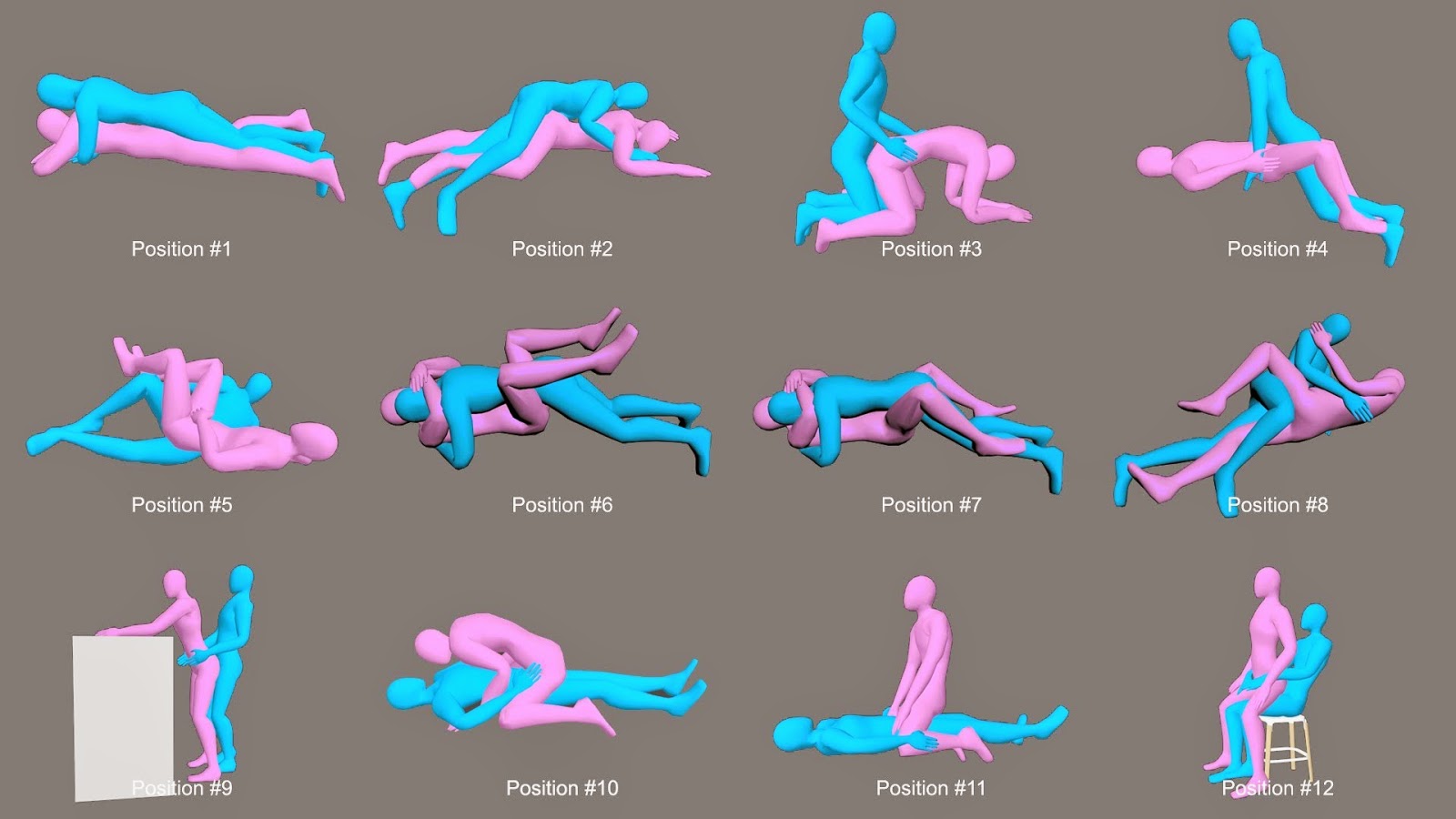 Different positions of fucking
