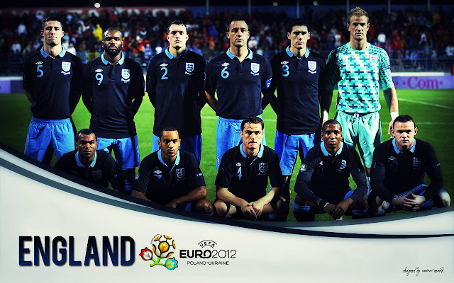 Wallpaper Timnas Inggris Euro 2012