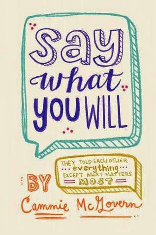 Say What You Will book cover