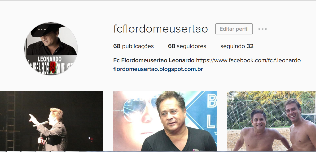 O Instagram do fã-clube flor do meu sertão