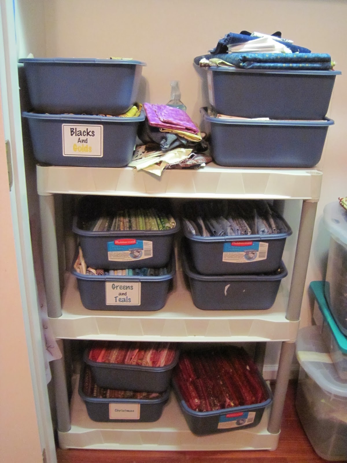 The Patriotic Quilter New Fat Quarter Storage