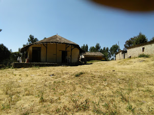 A view of the Palace on Mt Entoto