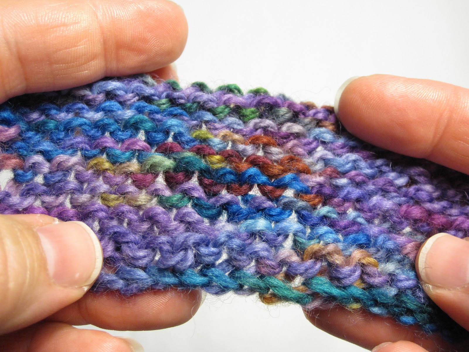 Fabric, Fiber, Beads and More...: Left Handed Knitting for the Beginner
