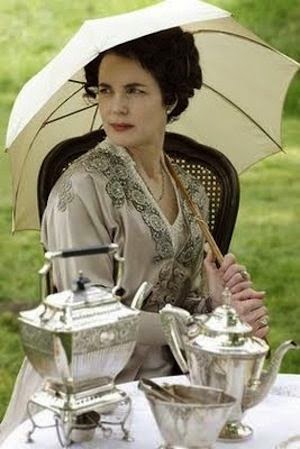 Having Tea at Downton Abbey