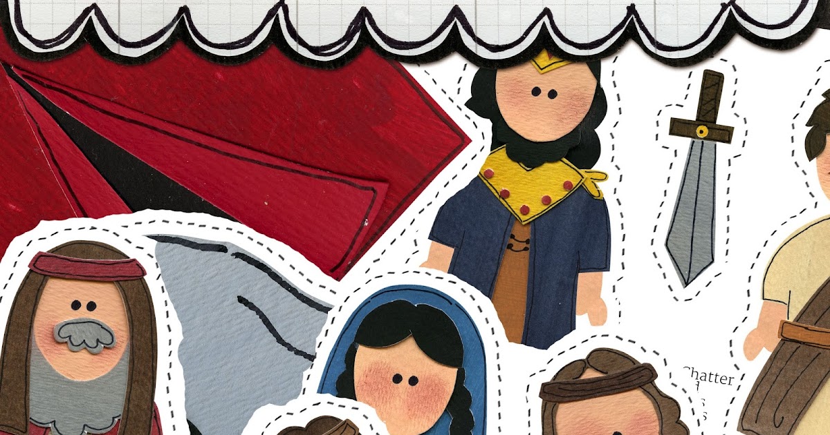 Latterday Chatter Nephi and Brass Plates Jumbo Cutouts