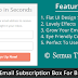 Flat UI Email Subscription Box For Blogger