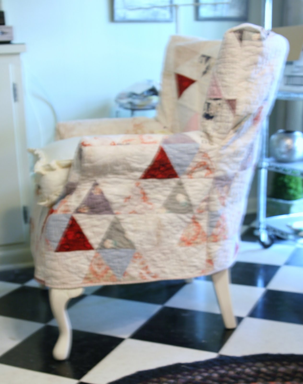 Quilt Slipcover Chair