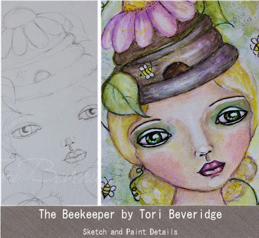 The Beekeeper by Tori Beveridge 2015 Sketch and Painting Details The Beekeeper by Tori Beveridge 2015 Sketch and Painting Details