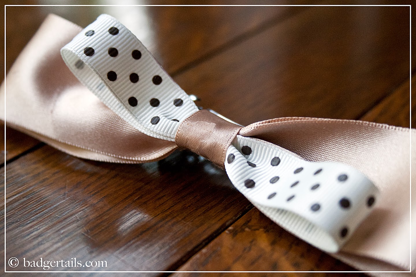 Quick Crafts A Bow Hair Clip Badgertails Blog