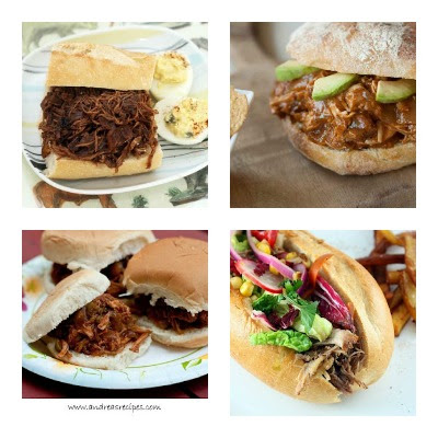 Slow Cooker Pulled Pork Sandwiches from Food Bloggers Slow Cooker Pulled Pork Sandwiches from Food Bloggers found on SlowCookerFromScratch.com