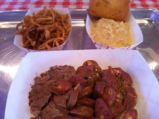 Babb Bros BBQ Dallas Meat Combo Sausage Meatloaf Brisket Texas Barbecue Barbeque