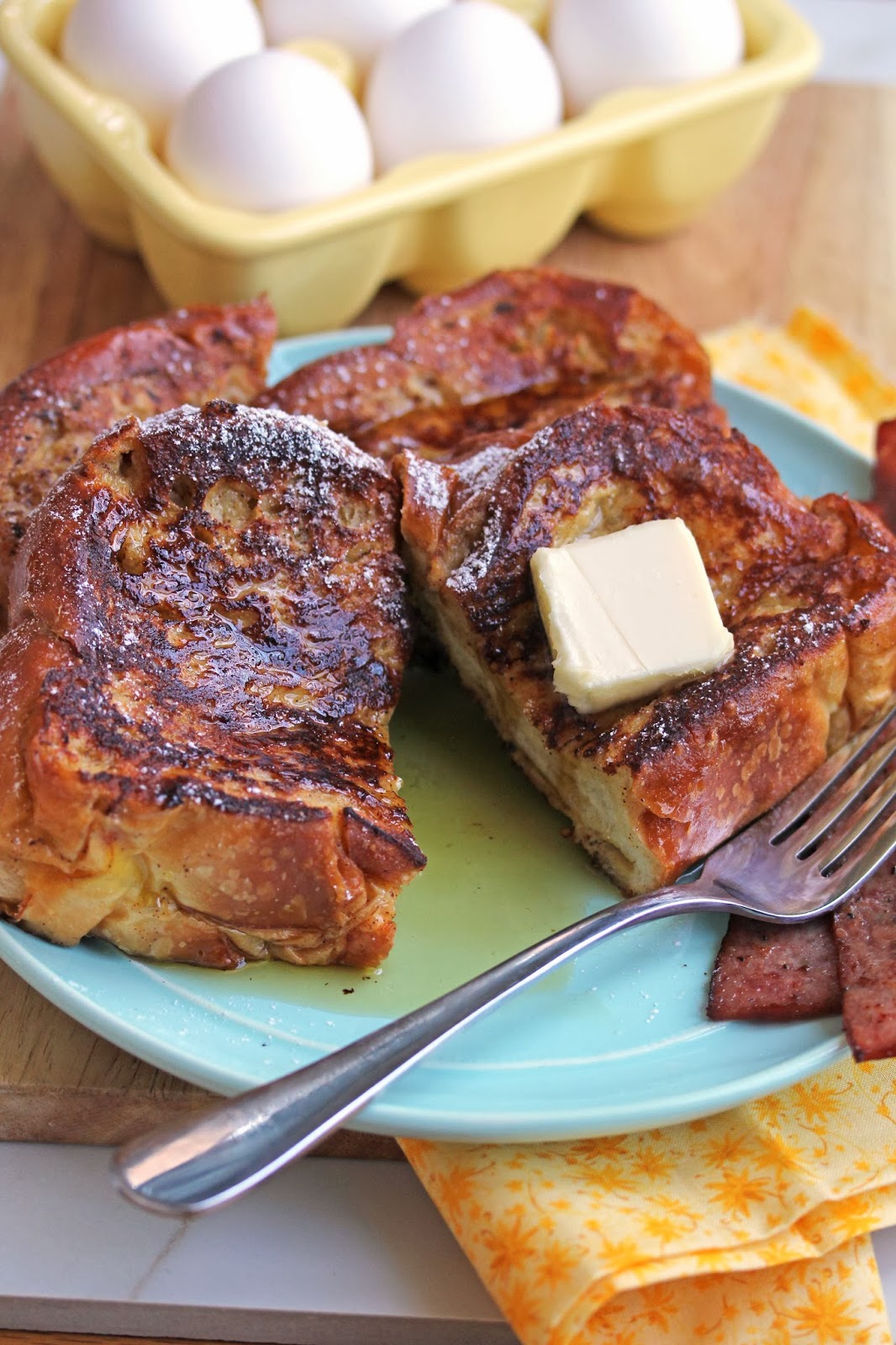 Eggy Eggnog French Toast Grandbaby Cakes