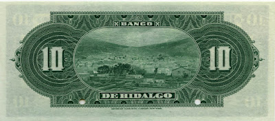 Billete Diez Pesos Mexicanos