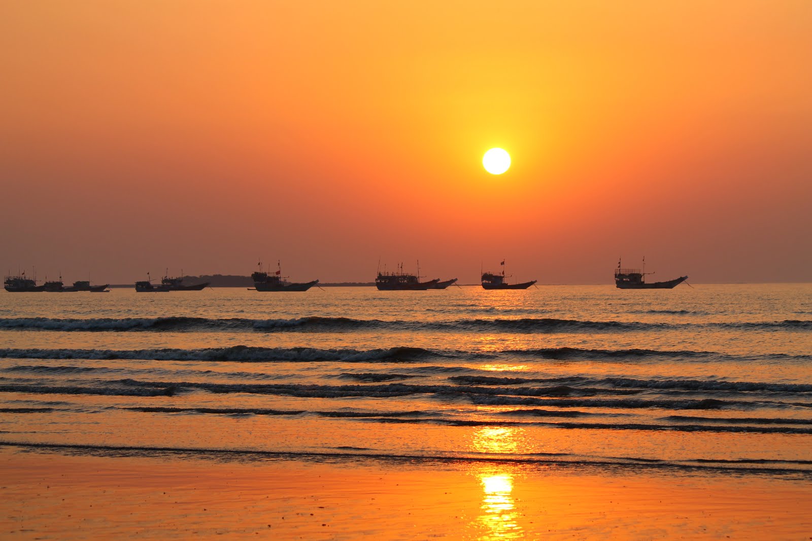 Frozen Moments Sunset Gorai Beach, Mumbai