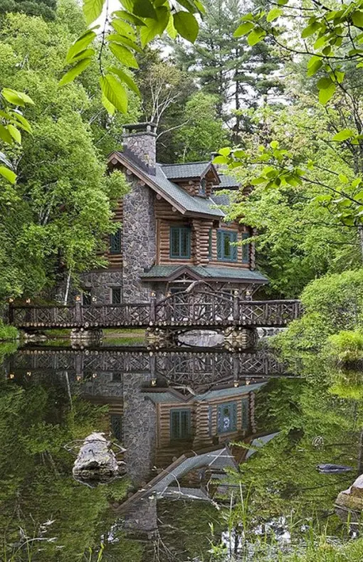 Lake House, Adirondack Mountains, New York